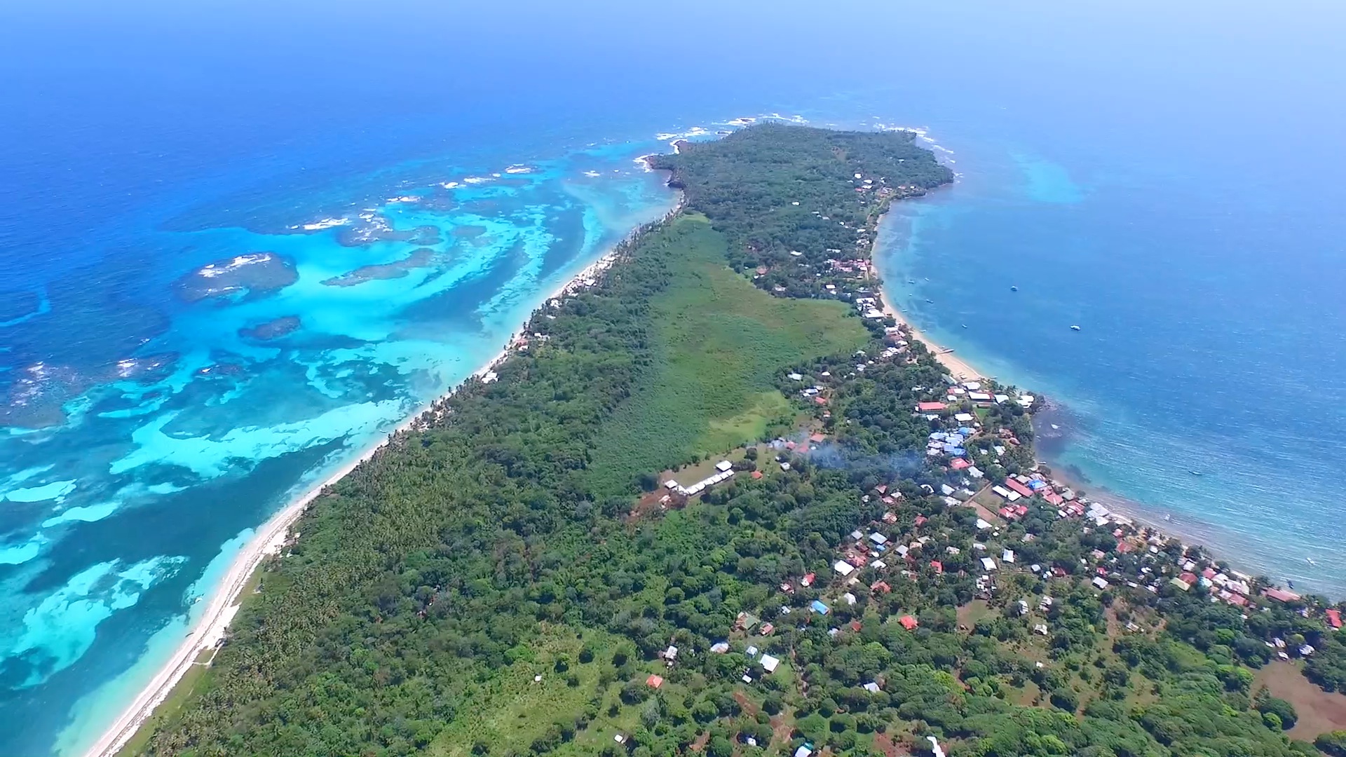 Little Corn Island Drone Footage