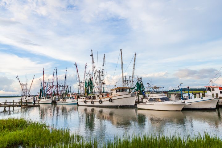 Boats on water