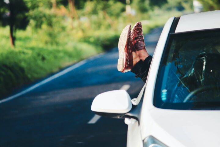 person-wearing-pair-of-brown-leather-loafers